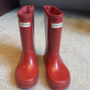 Hunter Kids Classic Red Rain Boots
